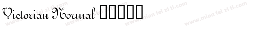 Victorian Normal字体转换
